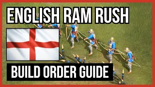 AOE4 | English Ram Rush | Build Order Guide