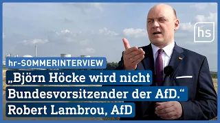 AfD-Landeschef Robert Lambrou im hr-Sommerinterview | hessenschau