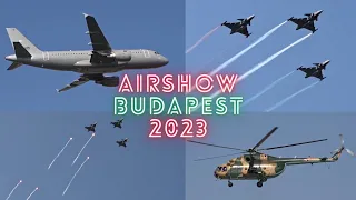 Hungarian Air Force AIRSHOW | Foundation Day 2023 Budapest | Légi Parádé Augusztus 20.