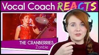 Vocal Coach reacts to The Cranberries - Zombie (Dolores O'Riordan 1999 Live)