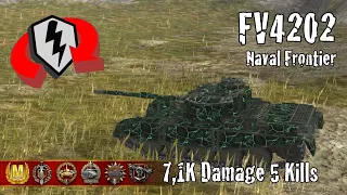 FV4202  |  7,1K Damage 5 Kills  |  WoT Blitz Replays