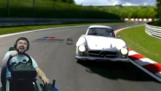 Потные испытания на легендарном Mercedes-Benz 300 SL Coupe по Северной Петле | GT5