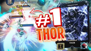 I Watched the NUMBER ONE Thor in SMITE... HE IS TOO CLEAN!