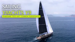 We sail this stunning 90ft semi-custom carbon superyacht | Y-Yachts Y9 | Yachting World