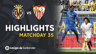 Highlights Villarreal CF vs Sevilla FC (1-1)