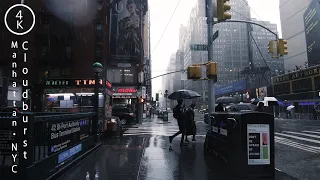 NYC Cloudburst - Manhattan, New York 4K