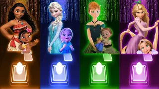 How Far I'll Go - Let It Go - Do You Wanna Build a Snowman - Tangled I see the light - Princess Song