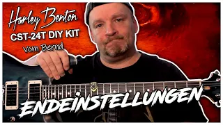 Bernd´s HB DIY Kit Teil 7 - Sattel einbauen, Halsstab Saitenlage und Oktavreinheit einstellen