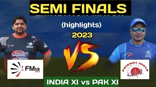 India vs Pakistan || SEMI FINAL (highlights) SuperFix TapeBall Championship 2023