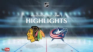 ОБЗОР МАТЧА HD ЧИКАГО - КОЛАМБУС | BLACKHAWKS VS BLUE JACKETS | SEPTEMBER 23, 2017 | NHL PRESEASON