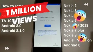 how to remove google account on nokia 5 ta-1024 android 8.0 to 8.1.0 and all nokia