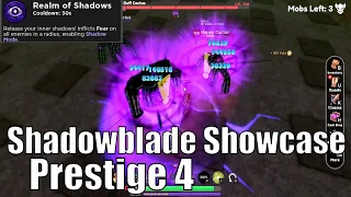 Shadowblade Prestige 4 Class Showcase | All Skills and Abilities | World Zero