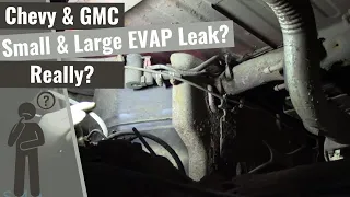 Chevy/GMC Truck: P0442 P0455 Small & Large EVAP Leak