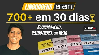 [AULÃO] 700+ em 30 dias - Linguagens Enem