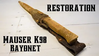 Restoration of WWII Mauser K98 Bayonet from 1940