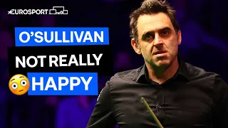 Ronnie O'Sullivan furious with himself in Masters loss to Neil Robertson | Eurosport Snooker