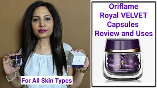 Oriflame Royal Velvet Ultra Firming Capsules || Review || How to use || IN HINDI || Varsha Mittal
