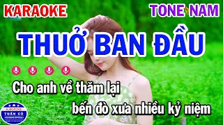 Karaoke Thuở Ban Đầu Tone Nam Nhạc Sống