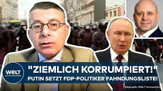 RUSSLAND: Frankfurter FDP-Politiker auf Putins Fahndungsliste! "Wird innenpolitisch genutzt!"