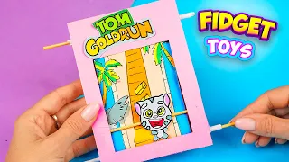 Как сделать настольную игру Том за Золотом, своими руками | Talking tom gold run