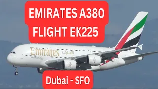 Full Flight EMIRATES A380 Dubai to San Francisco - EK225