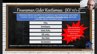 KDV Tevkifatı ve Gider Kısıtlaması Uygulamaları