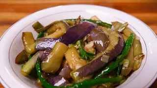 When frying eggplant don't need to add too much oil :: the eggplant will be tender and delicious