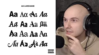 'AA LANGUAGE' Aarne | РЕАКЦИЯ и РАЗБОР