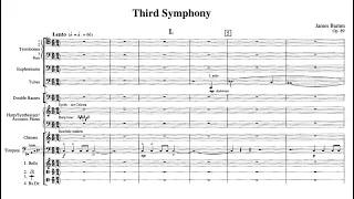 [Score] James Barnes - Symphony No. 3 "The Tragic", Op. 89 (1997) for concert band