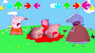 Horror Peppa Pig Founded in Friday Night Funkin be like || Muddy Puddles Funkin