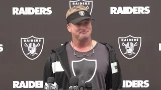 Coach Gruden on QB Derek Carr: “He’s continuing to be productive”