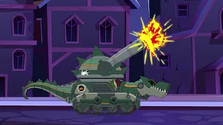 Tanks animation TV, Here, hybrid tanks fight megabosses. Monsters-44 / KV-43 vs KV-44