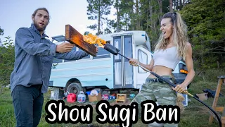 BURN IT ALL! // Protecting our wood with Shou Sugi Ban