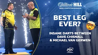 THE BEST LEG OF DARTS EVER? Chisnall v Van Gerwen | 2020/21 World Darts Championship