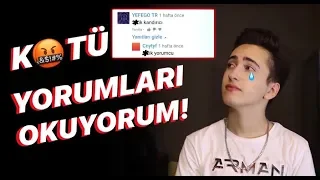 KÖTÜ YORUMLARI OKUYORUM! Takipçilerimi nasıl kandırdım?