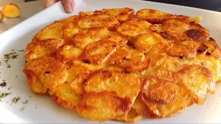 POTATO FRITTATA Crispy without eggs TYPICAL CALABRIAN RECIPE