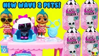 NEW LOL Surprise Fuzzy Pets Wave 2 Pet Shop Grooming With LOL Boys Luau & Maui Twins