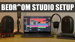 My BUDGET Bedroom Studio Setup 2020 | APARTMENT BEDROOM STUDIO | Music Studio Setup For Beginners!!