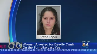 Woman Charged In Deadly Turnpike Crash