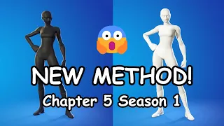 How To Get ALL WHITE and ALL BLACK Superhero Skin in Fortnite Season 1 Chapter 5! 😱