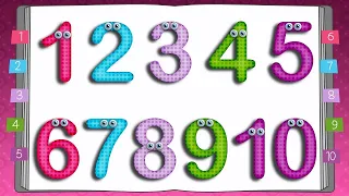 1234 Numbers | 123 Number Names | 1-10 | 123 Counting Numbers | 123 Number count | ABC Kids YT | 123