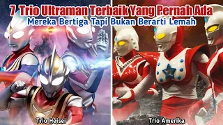 7 Trio Ultraman Terbaik Yang Pernah Ada • Nomor 4 Buat Anda Banting Hp
