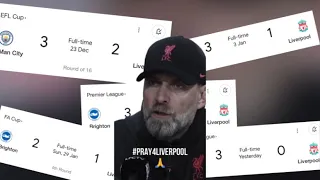 Jurgen Klopp response to why Liverpool are not playing well (WARNING: VERY EMOTIONAL)