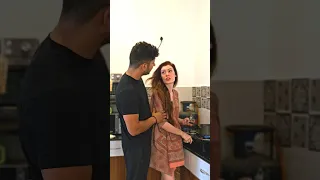 Aaj se vo uska aapna chai banayega 🤣 #india #hindi #couple #foreigner #trending #viral