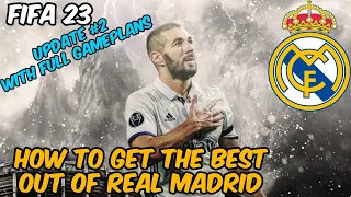 *UPDATE 2.0* FIFA 23 - BEST REAL MADRID Formation, Tactics and Instructions