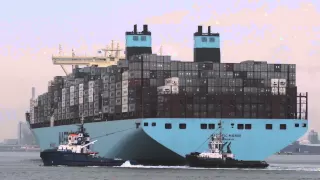 130913Shipspotting Rotterdam Majestic Maersk a.o.