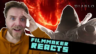 FILMMAKER REACTS TO DIABLO IV RELEASE DATE TRAILER!