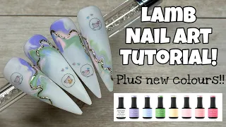 Cute Lamb Nail Art Tutorial | Nail Sugar