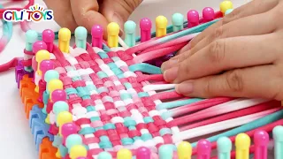 Fun Weaving Loom Knitting Kit Creative DIY Crafts