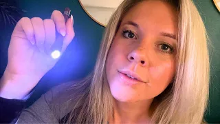 ASMR Follow my instructions for DEEP SLEEP 🔦eyes closed LIGHT TRIGGERS 😌 Whispered slow relaxation